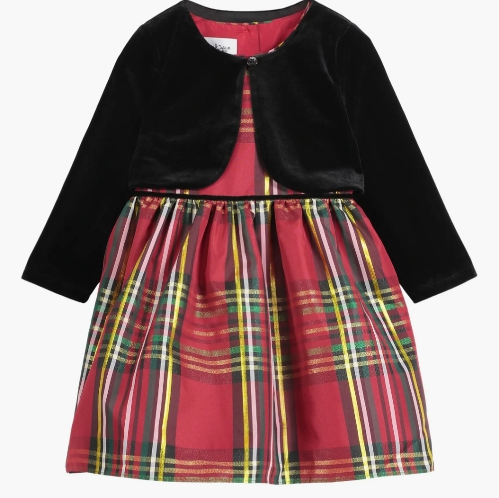 Pippa and Julie Holiday Dress Set